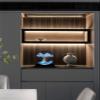 3D Moving Sand Art Picture, Flowing Sand Painting, Dynamic Sand Picture Landscape Glass Sand Frame, Creative Decorative Ornaments for Home Office Bookshelves (Size : 7in) view 4