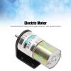12V DC Gear Motor, Self Locking Forward Reversed Mini Turbine Geared Motor, 10W Adjustable Turbo Geared Motor for DIY Robot Rotating Table Door Lock Curtain Machine (050RPM Per Minute) view 3