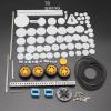 0.5 Mold DIY Plastic Motor Gears Set Plastic Crown Gear Kits Single Double Reduction Gear Worm Gear Electric Kit (78pcs) view 2