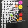 0.5 Mold DIY Plastic Motor Gears Set Plastic Crown Gear Kits Single Double Reduction Gear Worm Gear Electric Kit (106pcs) view 1