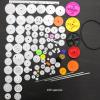 0.5 Mold DIY Plastic Motor Gears Set Plastic Crown Gear Kits Single Double Reduction Gear Worm Gear Electric Kit (106pcs) view 2