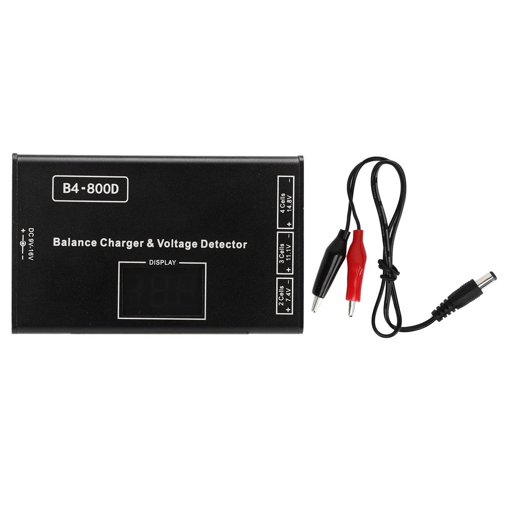 VBESTLIFE Battery Lithium Lipo Balance Charger, Aluminum Alloy Battery Balance Charger with Voltage Display for 24S