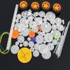 0.5 Mold DIY Plastic Motor Gears Set Plastic Crown Gear Kits Single Double Reduction Gear Worm Gear Electric Kit (82pcs) view 1