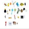 TomToy Airplane Alphabet Objects Set for Montessori ABC Box, Set of 26 Objects view 1