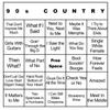 Bangin' Meats CardTunz 100 Music Bingo Cards Printed and Laminated Many Music Types Available (90s Country) view 1