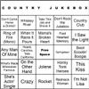 Bangin' Meats CardTunz 100 Music Bingo Cards Printed and Laminated Many Music Types Available (Country Jukebox) view 1