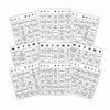 Bangin' Meats CardTunz 100 Music Bingo Cards Printed and Laminated Many Music Types Available (60s Country) view 2