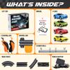 Slot Car Race Track Sets, Race Tracks for Kids Ages 4-8 | 1:64 Scale Cars, Race Car with 4 High Speed Cars, Electric Slot Car Race Track Sets, Remote Control Car view 3
