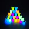 24 Pack Glow in The Dark Slime, with Pink, Blue, Light Blue, Orange and Yellow for etc, Super Soft and Non Sticky Stress Relief Toy, for Kids Party Favors, School Education and Birthday Gift view 1