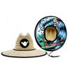 Baby Size Surfing Waves Straw Lifeguard Hat Summer SPF Infant Shaka view 1