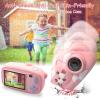 GIENEX Kids Selfie Camera, Christmas Birthday Gifts for Girls Age 3-12, Children Digital Cameras 1080P 2 Inch Toddler, Portable Toy for 3 4 5 6 7 8 9 10 Year Old Girls view 3