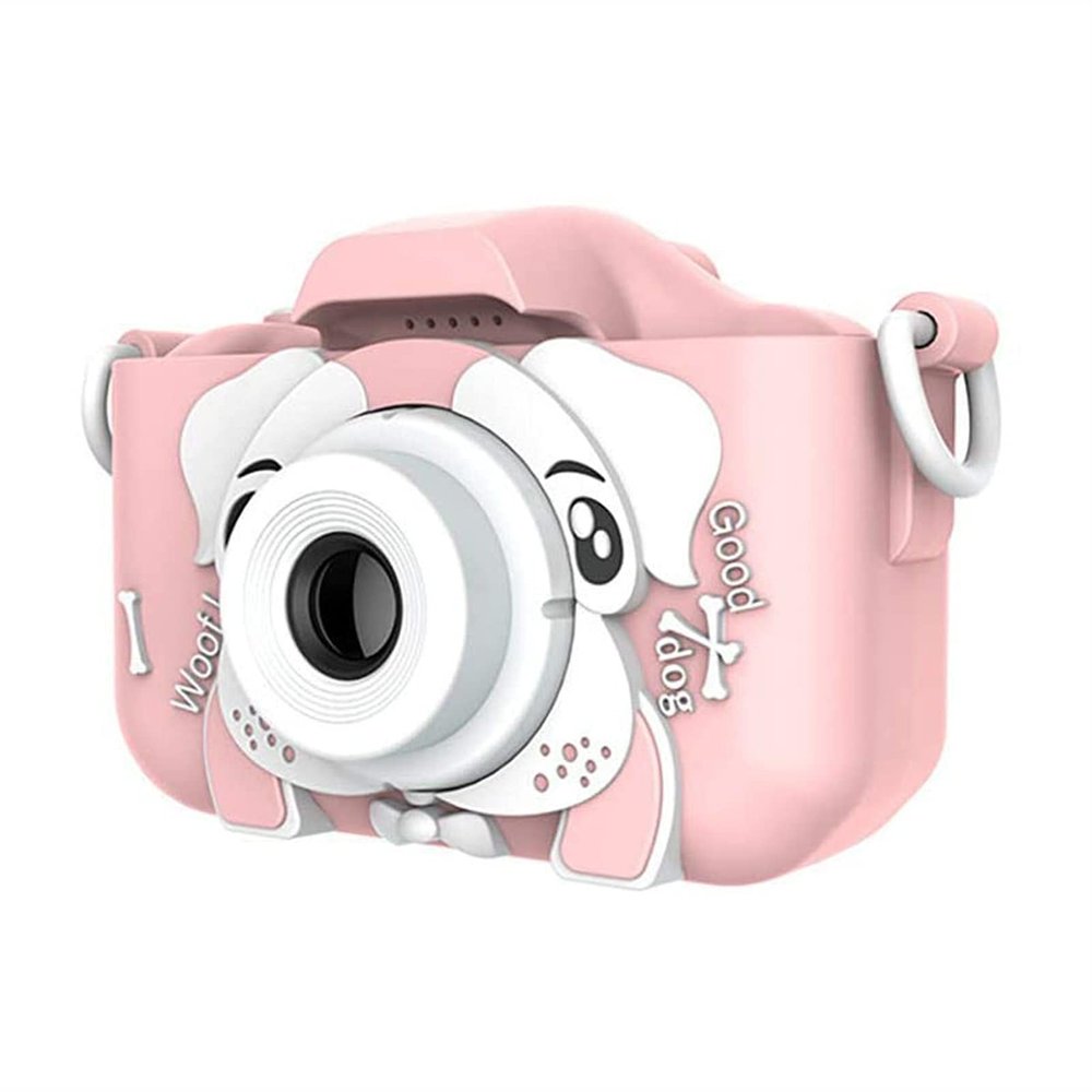 GIENEX Kids Camera,Kid Digital Video Selfie Cameras 2.0 Inch IPS Screen Child Toddler Camera,Best Birthday Toys Gifts for Boys Girls 3-12 Year Old (Color : Pink)