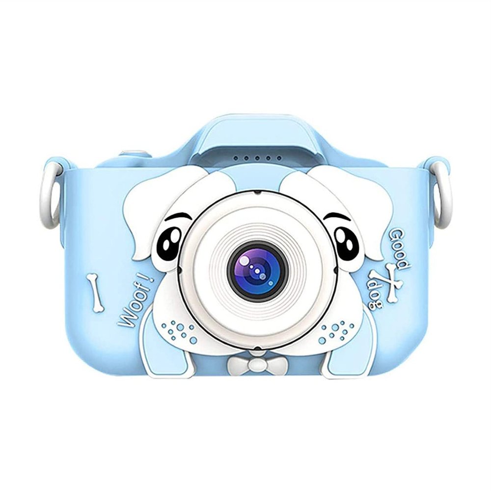 GIENEX Kids Camera,Kid Digital Video Selfie Cameras 2.0 Inch IPS Screen Child Toddler Camera,Best Birthday Toys Gifts for Boys Girls 3-12 Year Old (Color : Blue)