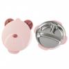 I love D&M Cute Animal Baby Toddler Food-Grade 316 Stainless Steel Bowl with Insulated Lid Strong Suction Leak-Resistant BPA Free Easy to clean (no utensil, Princess Pink) view 1