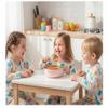 I love D&M Cute Animal Baby Toddler Food-Grade 316 Stainless Steel Bowl with Insulated Lid Strong Suction Leak-Resistant BPA Free Easy to clean (no utensil, Princess Pink) view 4
