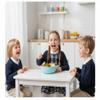 I love D&M Baby Toddler Food-Grade 316 Stainless Steel Bowl with Insulated Lid Strong Suction Leak-Resistant BPA Free Easy to clean (no utensil, Placid Blue) view 4
