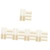 ibasenice 120pairs Miniature Paddles Wooden Beach Theme Decor for Dollhouses Creative Mini Beach Landscape Accessories for Projects and view 1