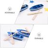 ibasenice 120pairs Miniature Paddles Wooden Beach Theme Decor for Dollhouses Creative Mini Beach Landscape Accessories for Projects and view 2