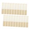 ibasenice 120pairs Miniature Paddles Wooden Beach Theme Decor for Dollhouses Creative Mini Beach Landscape Accessories for Projects and view 3