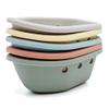 nouka Stacking Boats Toy | 100% Food-Grade Silicone | Safe & Soft | Dishwasher Friendly | Storm Set view 1