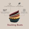 nouka Stacking Boats Toy | 100% Food-Grade Silicone | Safe & Soft | Dishwasher Friendly | Storm Set view 3