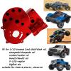 Aluminum XZSNLYZ Transmission Case Gearbox with Motor Plate & Arm Mounts Upgrade Parts Fit for 1/10 Traxxas 2WD Slash/VXL Rustler/VXL Stampede/VXL Bandit/VXL RC Car Replace of 3691/A(Dark red) view 2