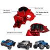 Aluminum XZSNLYZ Transmission Case Gearbox with Motor Plate & Arm Mounts Upgrade Parts Fit for 1/10 Traxxas 2WD Slash/VXL Rustler/VXL Stampede/VXL Bandit/VXL RC Car Replace of 3691/A(Dark red) view 3