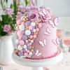108 Pcs Balls Cake Topper DIY Cupcake Insert Foam Balloons for Cake Baking Wedding Anniversary Birthday Decoration(Pink, Purple, White, Gold,Multi Sizes) view 2