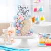 108 Pcs Balls Cake Topper DIY Cupcake Insert Foam Balloons for Cake Baking Wedding Anniversary Birthday Decoration(Pink, Blue, Gold,Multi Sizes) view 4