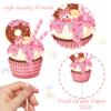 36pcs Donut Cupcake Toppers - Donut Birthday Party Supplies - Grow Up Theme - 2nd Birthday Cake Topper Decorations view 4