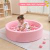 Baby Ball Pit for Toddlers, 35.4"x 11.8" Foam Ball Pit for Kids, Soft Round Ball Pool for Baby, Indoor and Outdoor Playpen, Ideal Gift for Children, Pink, (Balls not Included) view 2
