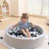 Baby Ball Pit for Toddlers, 35.4"x 11.8" Foam Ball Pit for Kids, Soft Round Ball Pool for Baby, Indoor and Outdoor Playpen, Ideal Gift for Children, Grey, (Balls not Included) view 2
