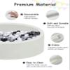 Baby Ball Pit for Toddlers, 35.4"x 11.8" Foam Ball Pit for Kids, Soft Round Ball Pool for Baby, Indoor and Outdoor Playpen, Ideal Gift for Children, Grey, (Balls not Included) view 3