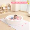 Baby Ball Pit for Toddlers, 35.4"x 11.8" Foam Ball Pit for Kids, Soft Round Ball Pool for Baby, Indoor and Outdoor Playpen, Ideal Gift for Children, White, (Balls not Included) view 4
