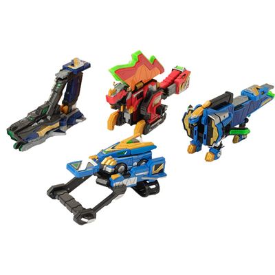 Signim Miniforce V Rangers V Tri Exod V Leo Sword, V Dino Ax, V Shark Double Gun 3 Types of Weapons Turn into 1 Weapon (w) 18.5X(d) 5.7X(h) 13.7inch
