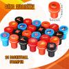 Aoriher 122 Pcs Basketball , Includes Basketball Stampers Hoop Pens Mini Pencil Erasers Stickers Self Inking Stamps for Party Supplies Prizes Gift view 3