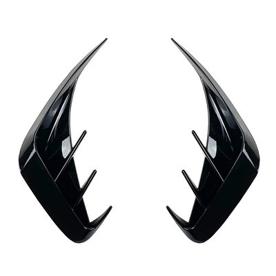 Bumdenuu G20 Rear Bumper Lip Spoiler Side Outlet Cover Trim for 3 Series G20 320I 325I 330I Bright Black