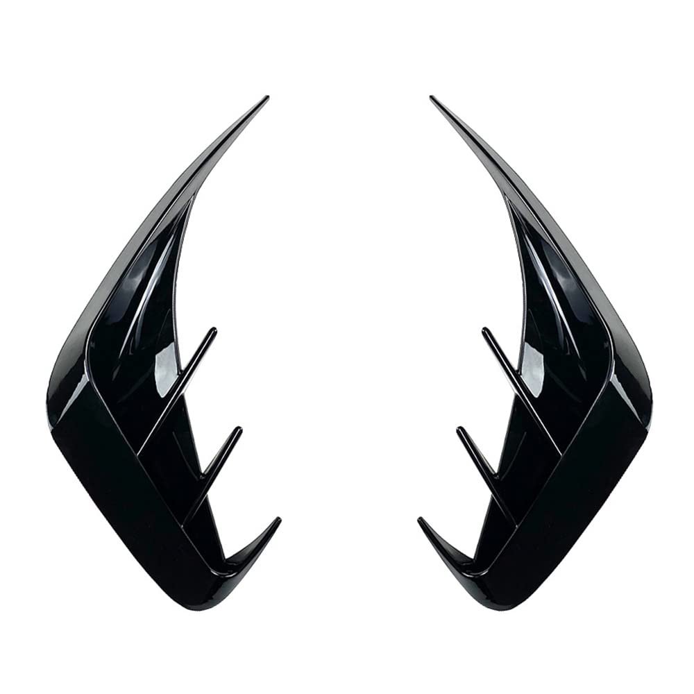 Bumdenuu G20 Rear Bumper Lip Spoiler Side Outlet Cover Trim for 3 Series G20 320I 325I 330I Bright Black