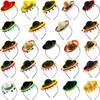 Sonarun 24 Pack Cinco De Mayo Fiesta Headband Mexican Sombrero Headbands for Kids Adult Mexican Theme Birthday Party Decorations Photo Props Party Favors view 1