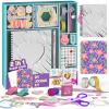 LAOESE 2-Pack DIY Journal Kit for Girls -Christmas Birthday Gifts for Girls 8 9 10 11 12 13 14 Years Old - Arts & Crafts for Teens Trendy Stuff - Scrapbook & Diary Supplies Toys Set view 1