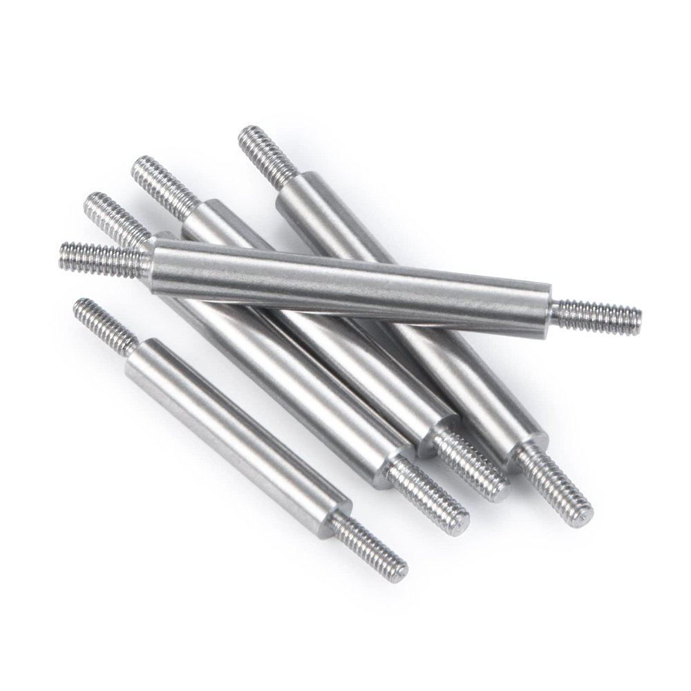 Zolikar RC Stainless Steel Suspension Links Chassis Linkage Set for Kyosho Mini Z 4x4 1/18 Scale Jimny 1/24 Scale Wrangler