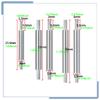 Zolikar RC Stainless Steel Suspension Links Chassis Linkage Set for Kyosho Mini Z 4x4 1/18 Scale Jimny 1/24 Scale Wrangler view 3