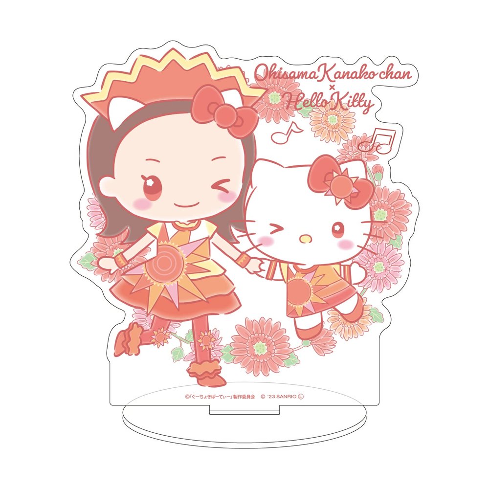 A3 Momokuro-chan Z x Sanrio Characters 02 B Pattern [Mini Character Illustration] Character Acrylic Figure