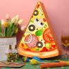 Harrycle Pizza Piata with Stick and Blindfold - Pizza Shower Theme Decorations for Kids Summer Food Themed Birthday Mexican Party Supplies, 16.1 x 13 x 3.2 inches view 4