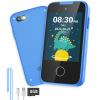 Kids Phone Toy for 3 4 5 6 Year Old, Touchscreen Kids Cell Phone Dual Camera with Music Player Flashlight Puzzle Games Alarm Learning Toys Christmas Birthday Gifts for Boys Ages 3-6 with SD Card Blue view 1