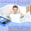 Kids Phone Toy for 3 4 5 6 Year Old, Touchscreen Kids Cell Phone Dual Camera with Music Player Flashlight Puzzle Games Alarm Learning Toys Christmas Birthday Gifts for Boys Ages 3-6 with SD Card Blue view 4