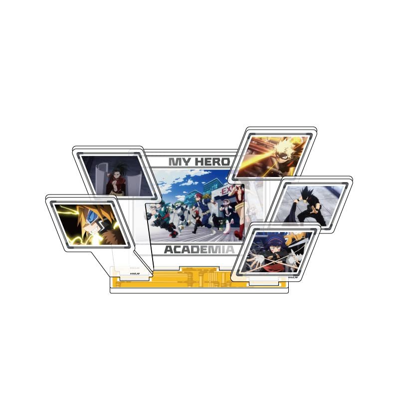 A3 TV Anime My Hero Academia 14 Collection Design B [Scene Shooting Illustration] Premium Acrylic Diorama Plate