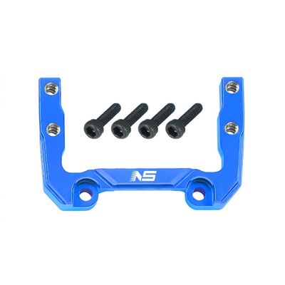 NexxSpeed CNC 7075 Aluminum Steering Servo Mount (Blue) - FMS FCX24