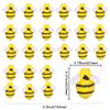 25Pcs Bumble Bee Cupcake Toppers Resin Little Figurine Bee Cupcake Picks Oh Babee Cake Decorations for Bee Theme Baby Shower Kids Boys Girls Birthday Party Decoration Supplies view 2