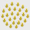 25Pcs Bumble Bee Cupcake Toppers Resin Little Figurine Bee Cupcake Picks Oh Babee Cake Decorations for Bee Theme Baby Shower Kids Boys Girls Birthday Party Decoration Supplies view 3